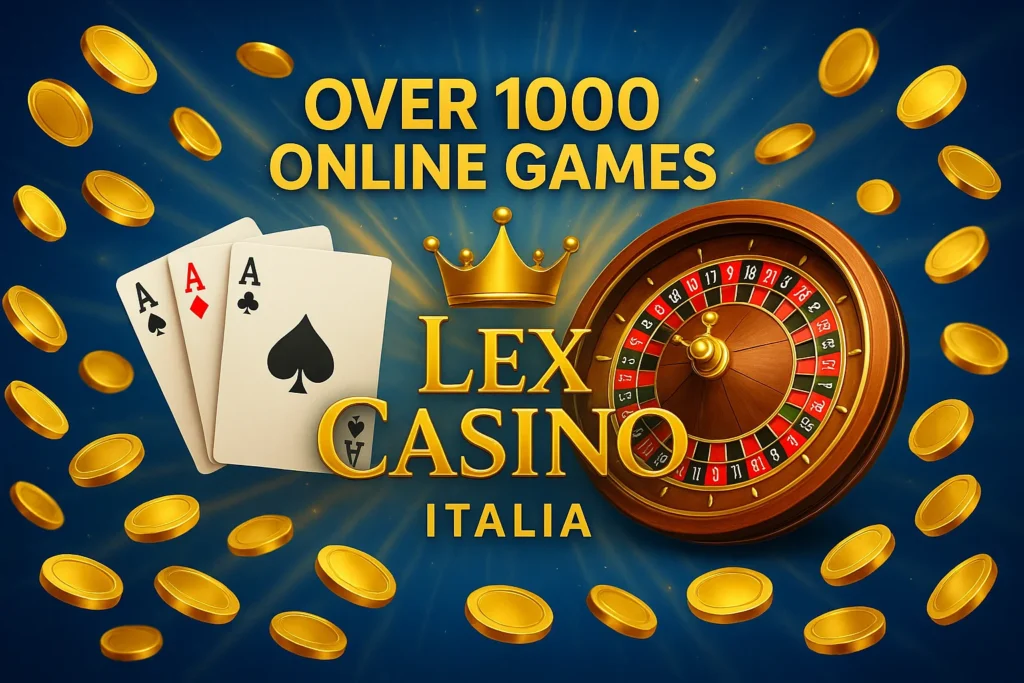 Lex Casino Italia – Giochi Online: Oltre 1000 Slot, Live e Sport