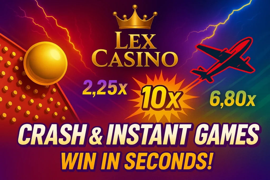 Lex Casino Italia – Instant Games e Crash per Vincite Veloci