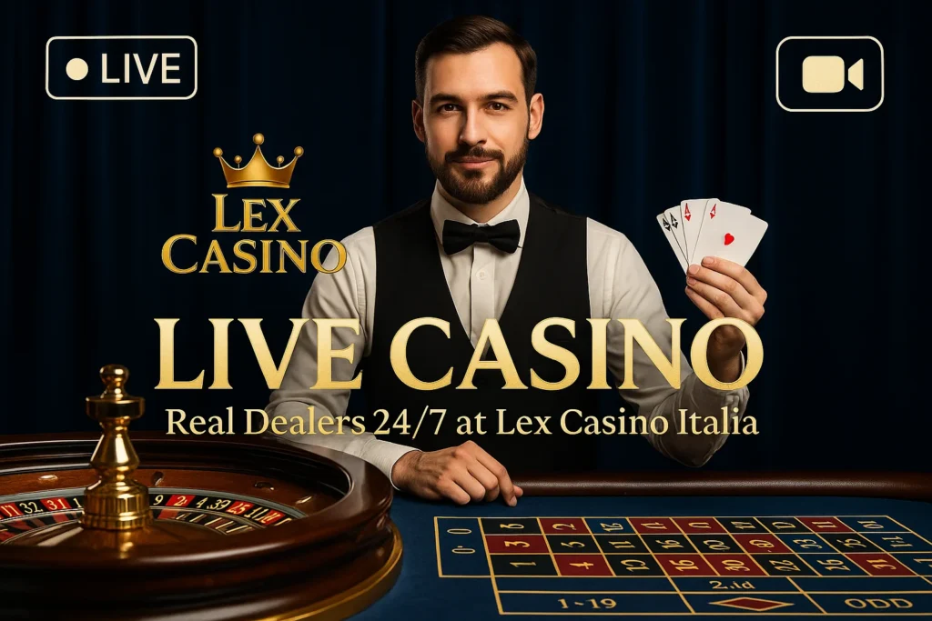 Lex Casino Italia – Live Casino con Croupier Reali 24/7