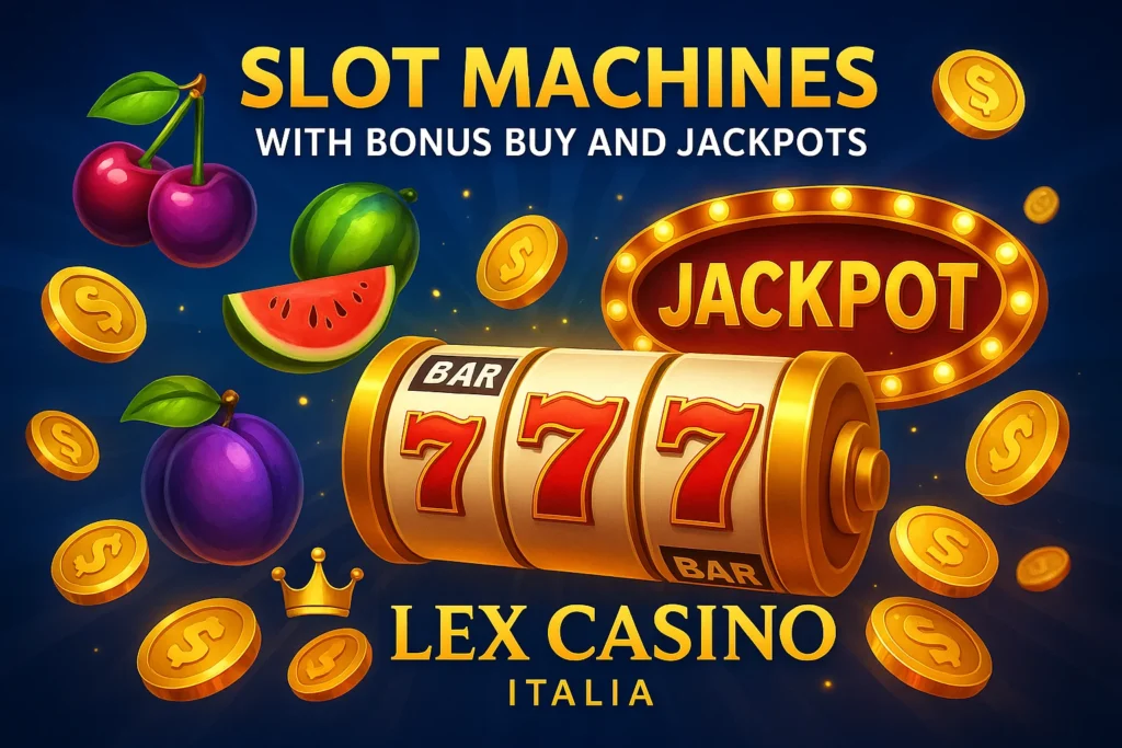 Lex Casino Italia – Slot Machine con Bonus e Jackpot